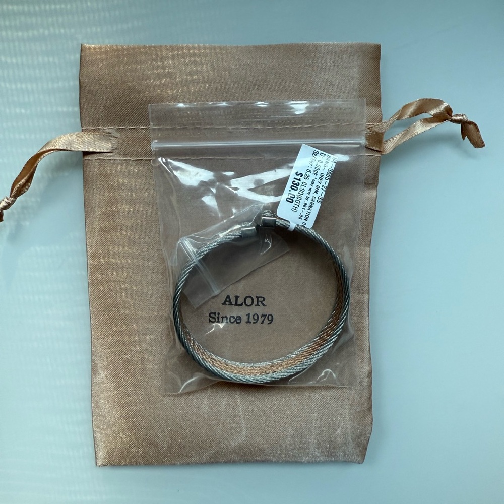 ALOR New Women's Grey and Rose Bracelet